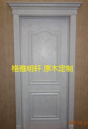 西安美国红橡实木门厂家格雅明轩红橡实木门实景