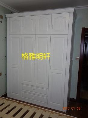 西安美国红橡原木全屋定制格雅明轩安装实景案例