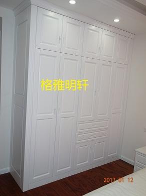 陕西欧式实木全屋定制工厂格雅明轩卧室安装实景案例