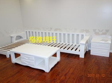 西安欧式实木全屋定制格雅明轩实木沙发安装实景案例