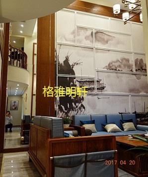 西安新中式复式楼整木定制格雅明轩安装实景案例