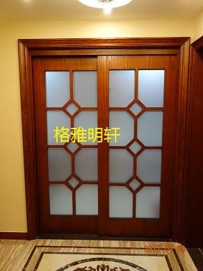 西安中式实木整木定制工厂格雅明轩安装实景案例