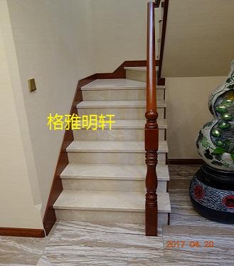 西安整木定制工厂格雅明轩复式楼安装实景案例