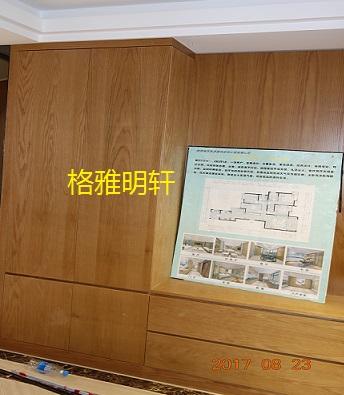 陕西美国红橡原木全屋定制安装实景案例