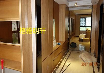 西安原木全屋定美国红橡安装实景案例