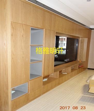 西安实木全屋定制工厂美国红橡安装实景案例