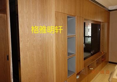 陕西原木全屋定制美国红橡安装实景案例