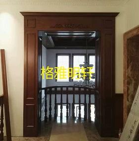陕西原木定制家具厂门垭口套安装实景案例